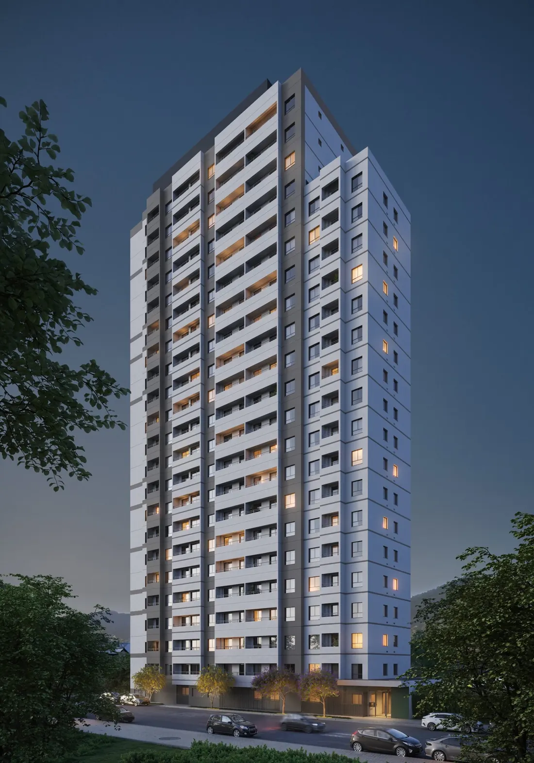 Fachada do Zait Chácara Santo Antônio, em Chácara Santo Antônio, Zona Sul de São Paulo