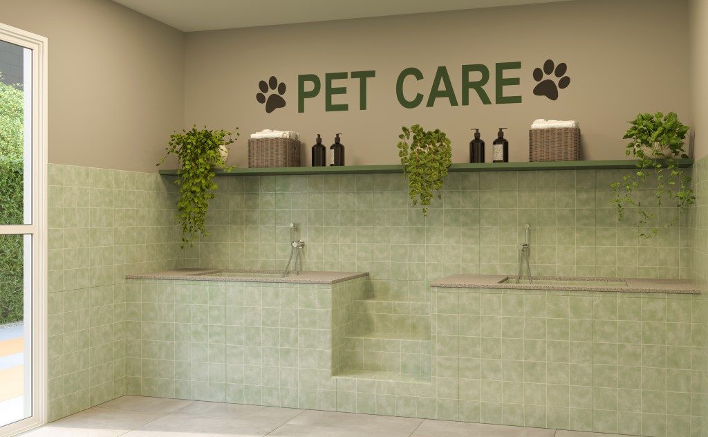 Perspectiva ilustrada de pet care do Mundo Apto Essência Ipiranga
