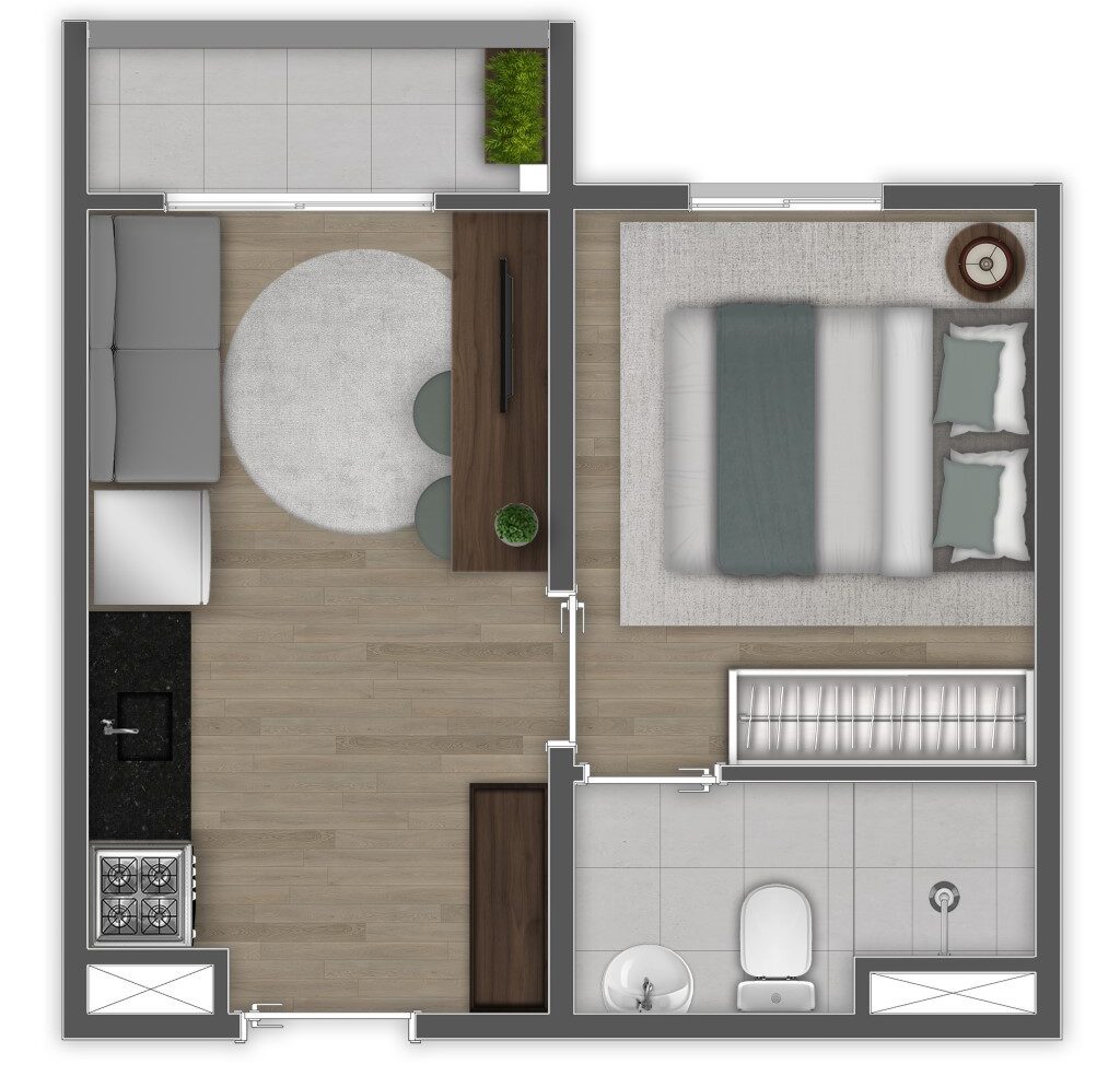 Planta humanizada (final 11) — Mundo Apto Essência Ipiranga